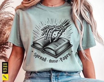 SVG para lectores de libros eróticos: Diseño con cita divertida para amantes de los libros (Archivos digitales)