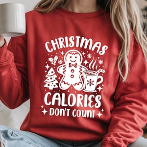 Christmas Calories Don't Count SVG: Funny Holiday Cricut Design (Digital Files)