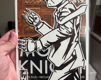 Custom Cut Comic boards Mr. Knight