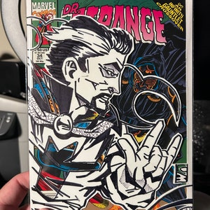 Custom Cut Comic boards Dr Strange