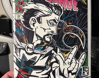 Custom Cut Comic boards Dr Strange