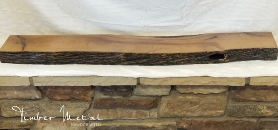 Mesquite Wood Live Edge Mantel Etsy
