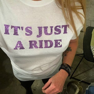 Bill Hicks Inspired Custom Crew Unisex T-Shirt It’s Just a Ride