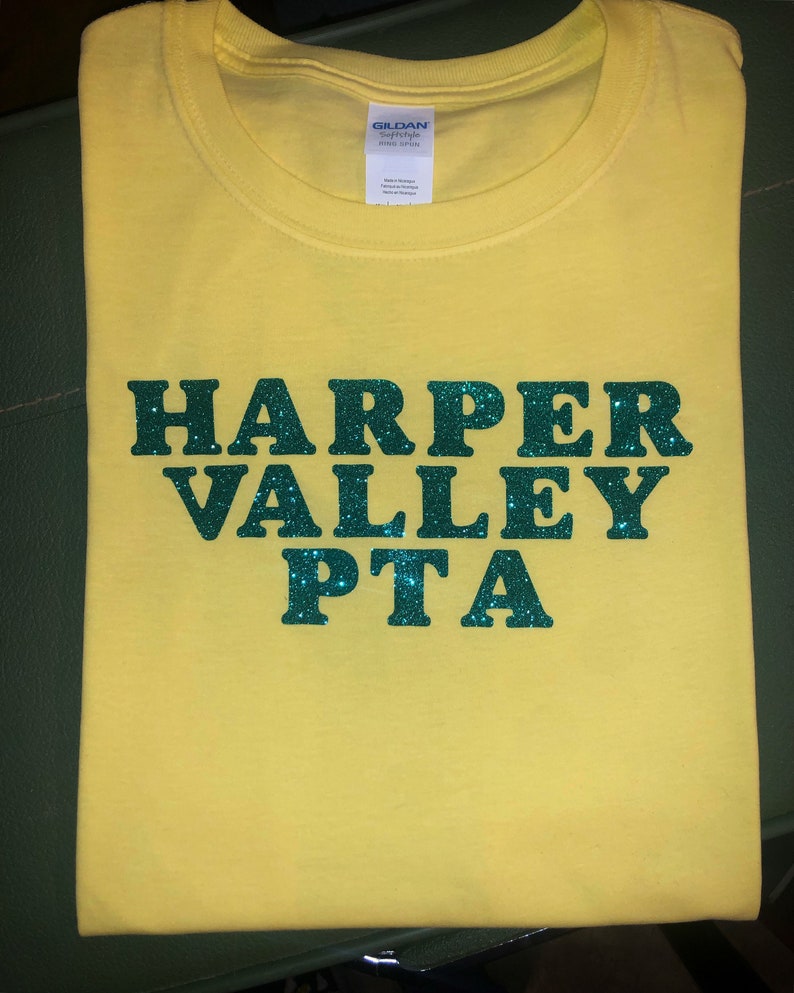 Harper Valley PTA Custom Soft Semi-fitted Adult Unisex T-Shirt Tom T. Hall Jeannie C. Riley image 10