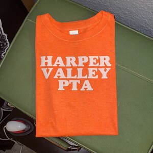 Harper Valley PTA Custom Soft Semi-fitted Adult Unisex T-Shirt Tom T. Hall Jeannie C. Riley image 7