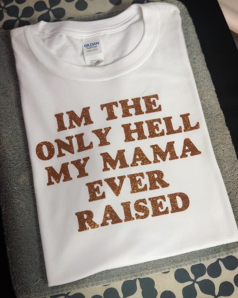 the only hell my momma ever raised shirt