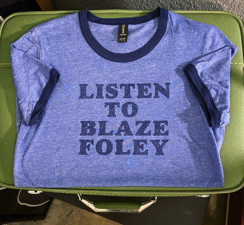 Listen to Blaze Foley Custom Ringer T-Shirt image 4