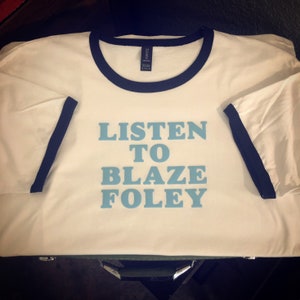 Listen to Blaze Foley Custom Ringer T-Shirt image 2