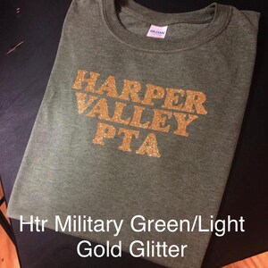 Harper Valley PTA Custom Soft Semi-fitted Adult Unisex T-Shirt Tom T. Hall Jeannie C. Riley image 5