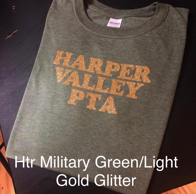 Harper Valley PTA Custom Soft Semi-fitted Adult Unisex T-Shirt Tom T. Hall Jeannie C. Riley image 5