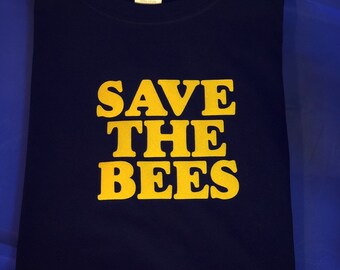 Save The Bees Custom Crew T-shirt