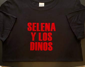 Selena Inspired Custom Crew T-Shirt Selena y los Dinos