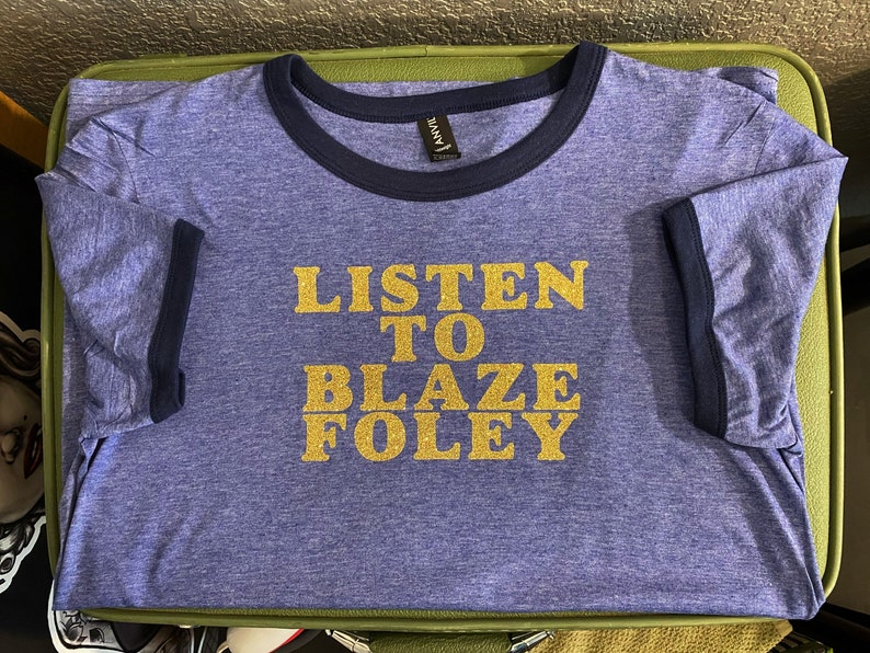 Listen to Blaze Foley Custom Ringer T-Shirt image 1