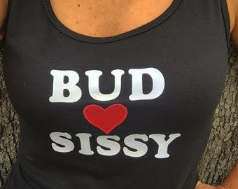 Bud Loves Sissy Custom Junior Fit SoftStyle Tank Top Urban Cowboy