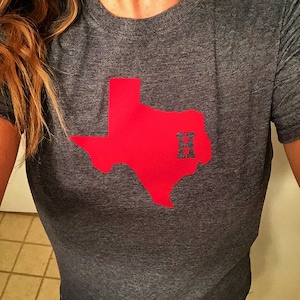 Houston Texans Inspired Soft Semi-fitted Adult T-Shirt