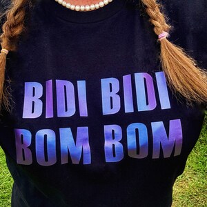 Selena Inspired Custom Crew T-Shirt Bidi Bidi Bom Bom