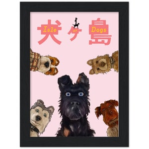 Isle of Dogs Classic Semi-Glossy Paper Wooden Framed Poster
