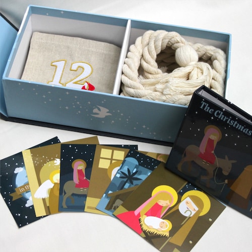 Nativity Fabric Advent Calendar Etsy