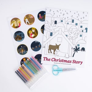 The Christmas Story Coloring Book Gift Set