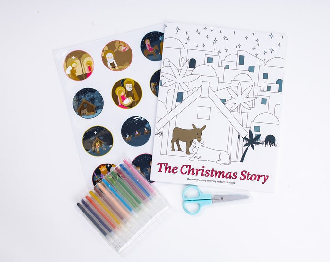 The Christmas Story Coloring Book Gift Set