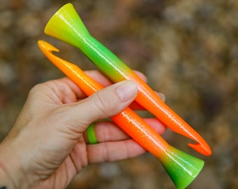 10mm Crochet Hook, 3D Printed Ergonomic Jumbo Pumpkin Patch Edition, gift for crocheter