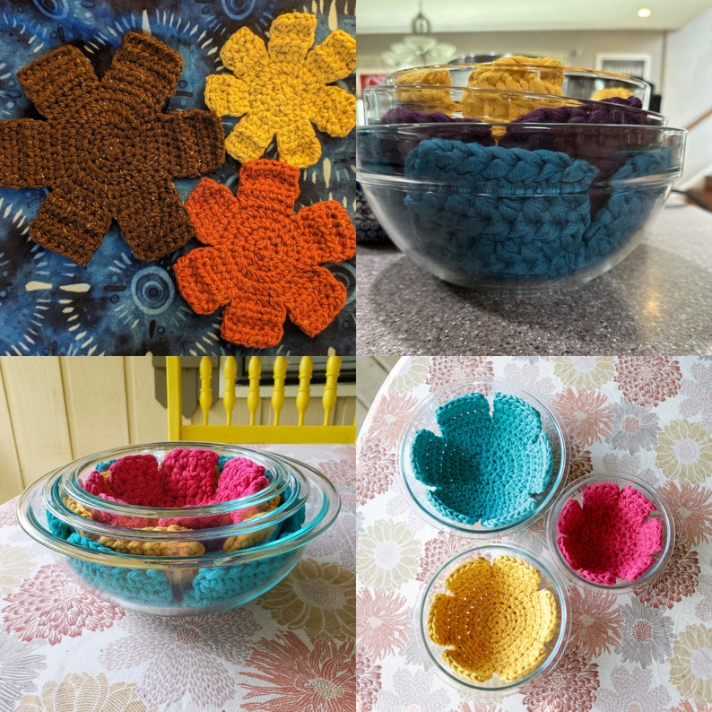 Pot and Pan Protectors Crochet Pattern, Beginner Friendly Easy Chunky Pan Dividers, Super Bulky Yarn Housewarming Gift Project image 7