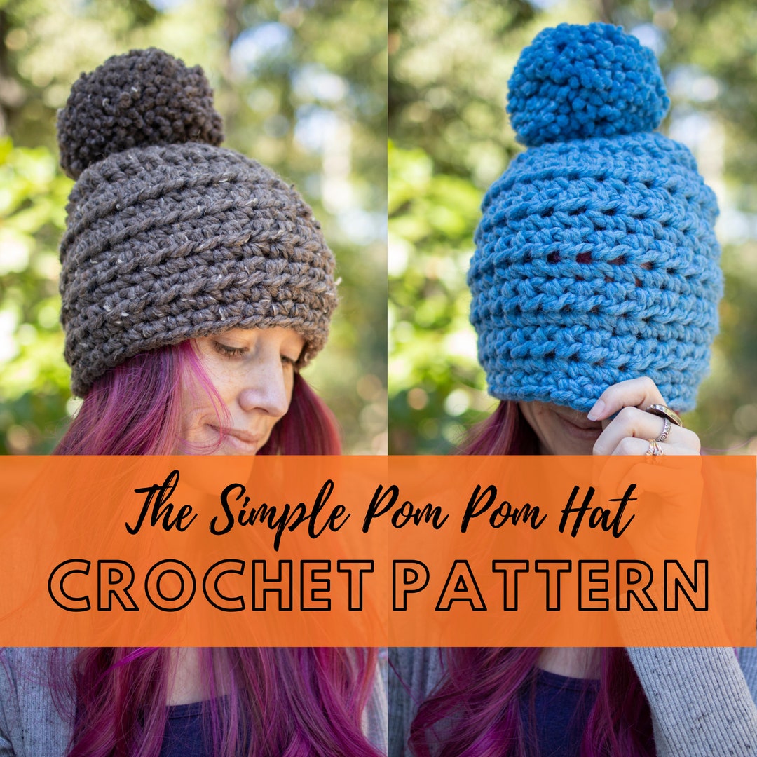 Super Bulky Crochet Hat Pattern - the Daphne Beanie from CAABCrochet