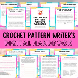 Crochet Pattern Writers Workbook, How to Write Crochet Patterns PDF Download, Handbook for Crocheters, Guide to Pattern Writing