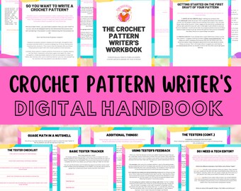 Crochet Pattern Writers Workbook, How to Write Crochet Patterns PDF Download, Handbook for Crocheters, Guide to Pattern Writing