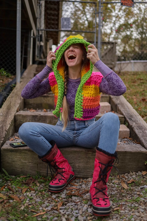 Simple Super Chunky Crochet Cardigan Pattern, Beginner Friendly