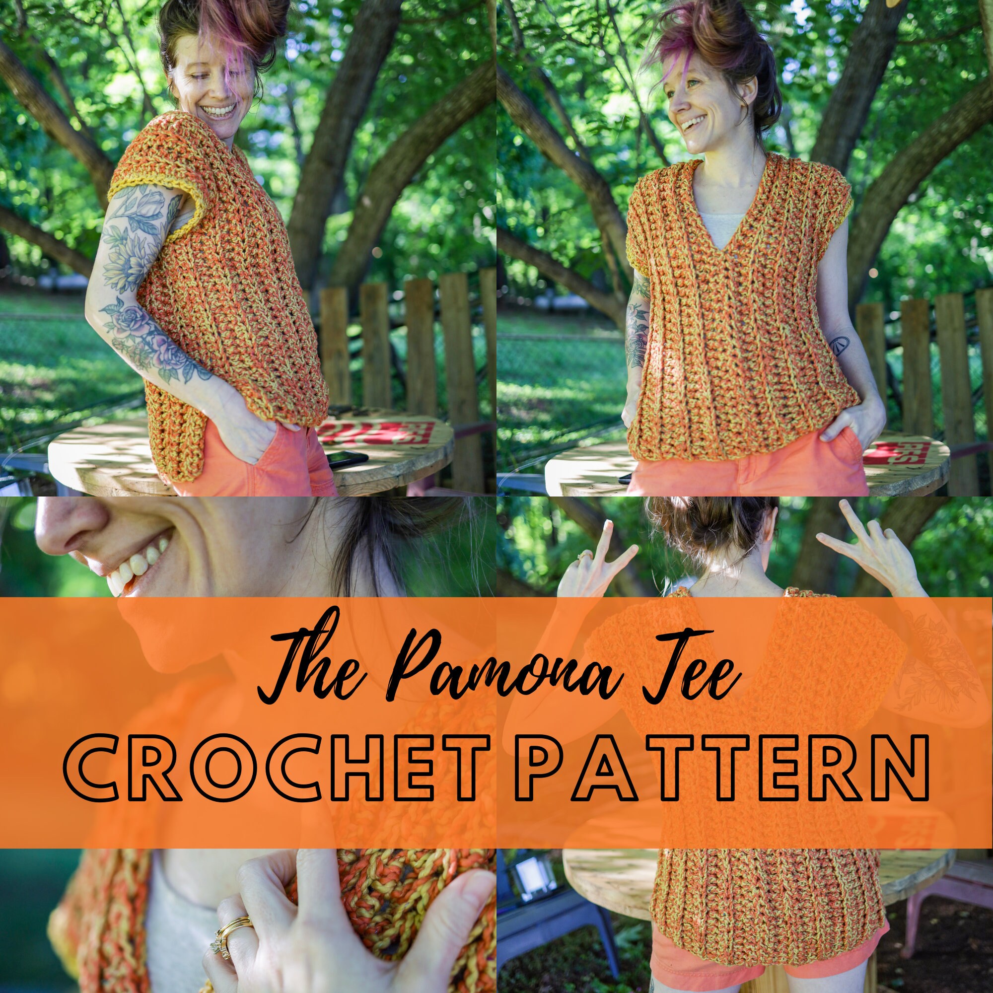 Simple Chunky Summer Tee Pattern | Beginner Friendly Crochet Tank Top…