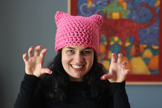 Simple Pussy Hat Crochet Pattern 