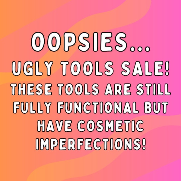 Oopsie Crochet Imperfect Tools Sale!!!