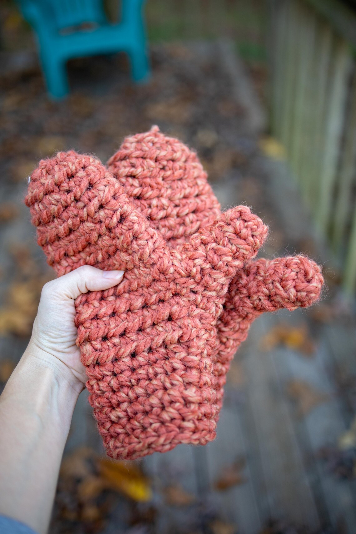 Simple Cozy Mittens Crochet Pattern // Beginner Gloves Crochet Etsy