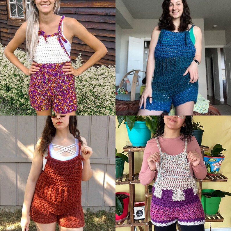 Simple Crochet Overalls Crochet Pattern Beginner Friendly Etsy