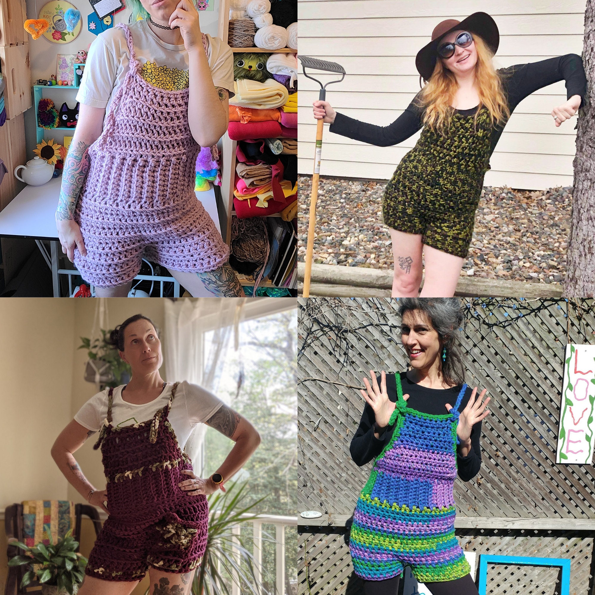 Simple Crochet Overalls Crochet Pattern Beginner Friendly Etsy Australia
