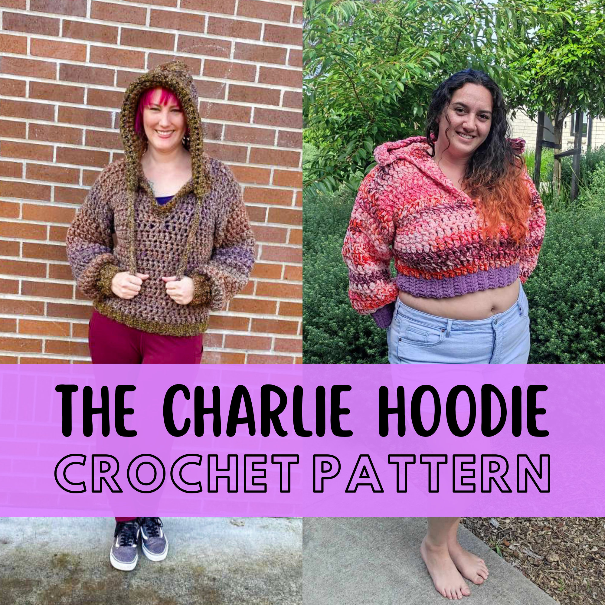 Simple Chunky Crochet Hoodie