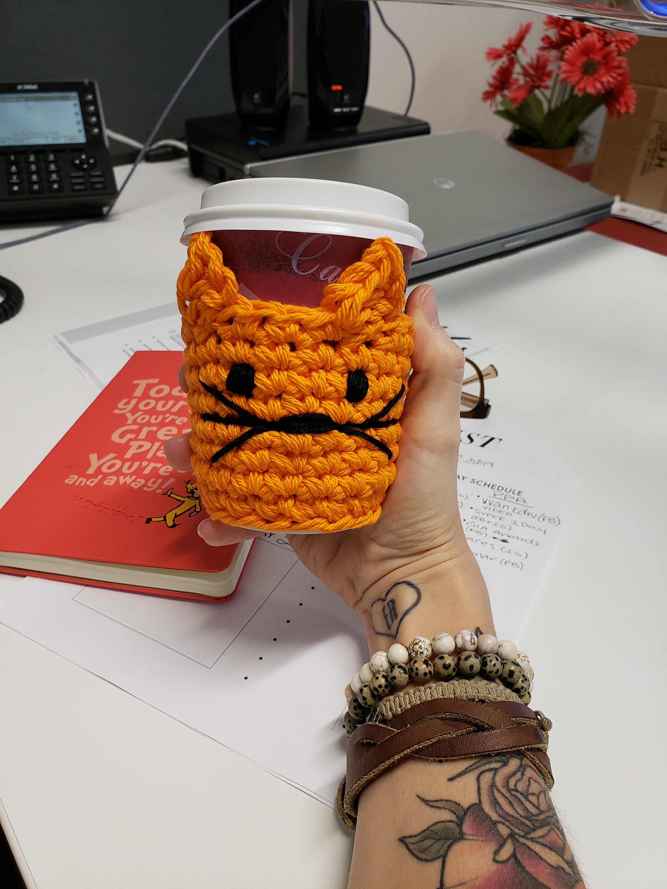 Cat Themed Coffee and Bottle Cozy Pattern Bundle Cat Cozy Etsy