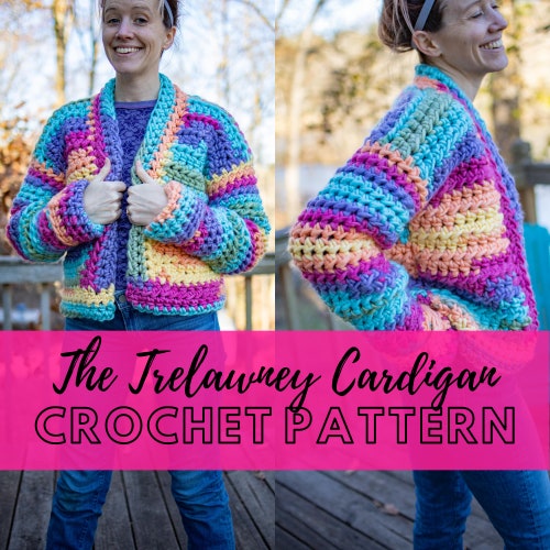 super bulky crochet cardigan pattern