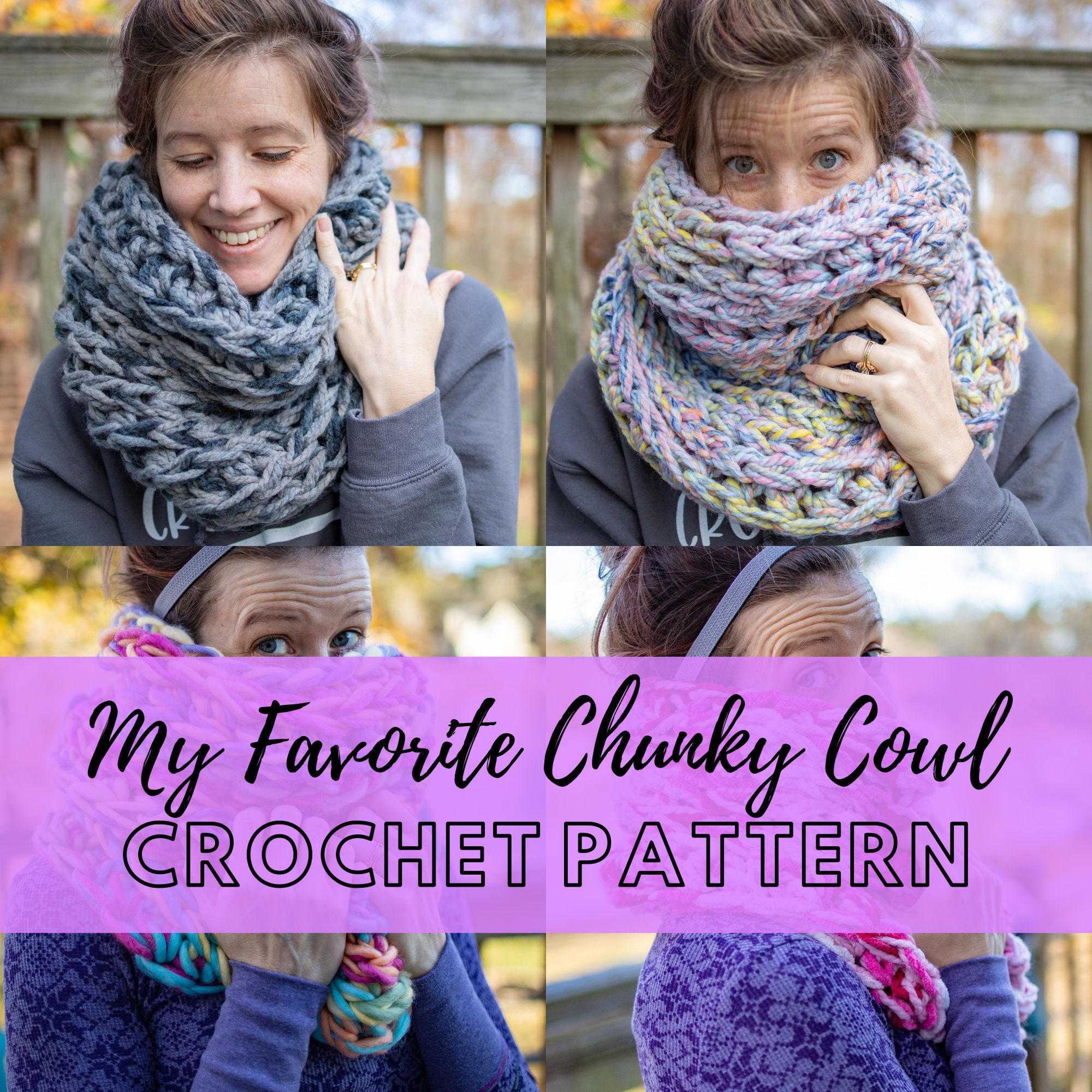 Love This Chunky Yarn Crochet Scarf Pattern