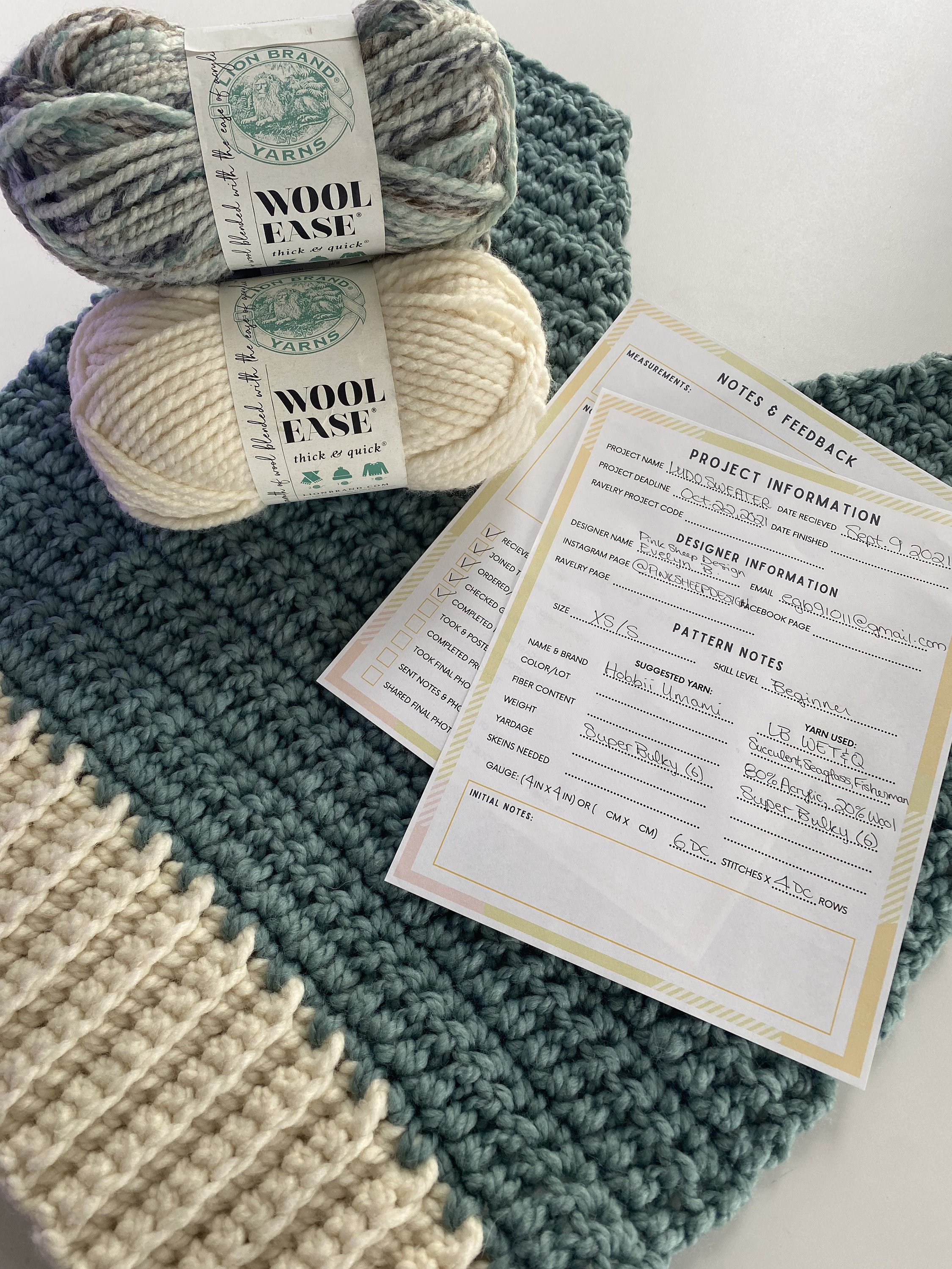 Crochet Pattern Tester Notes Pattern Testing Tracking Etsy