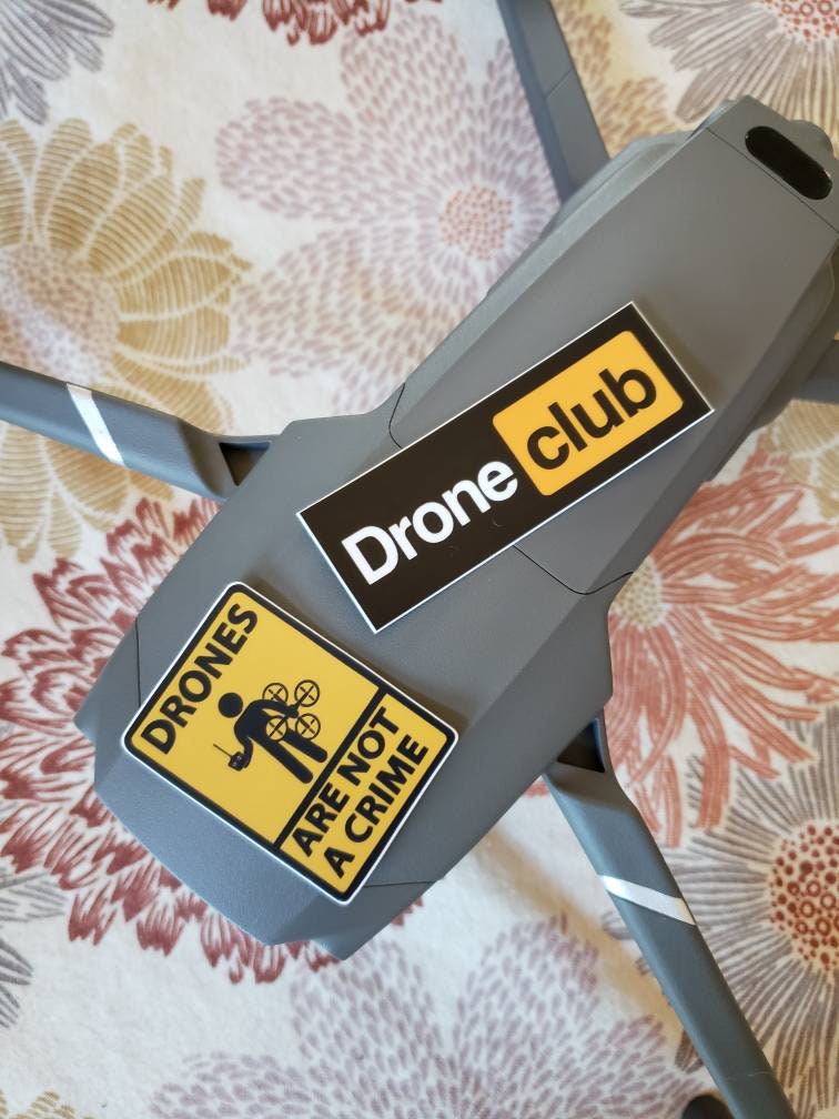 Drones Are Not a Crime Pilot Vinyl Sticker, Funny Drone Sticker, Drone ...