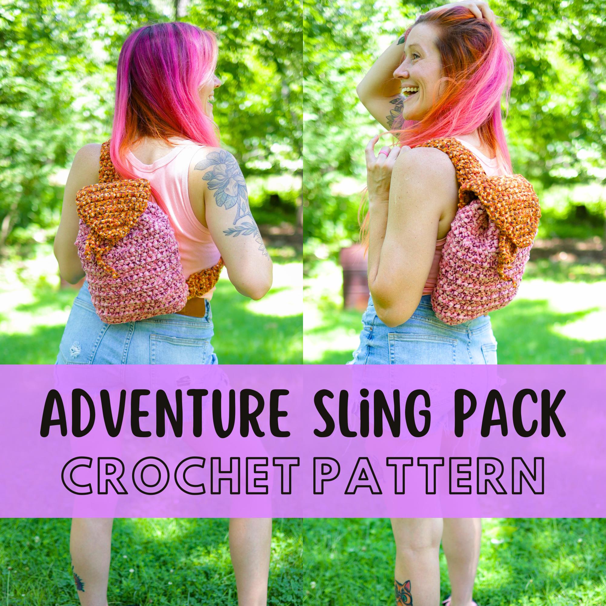 31 Crochet Sling Bags with Crossbody Bags, Tote Bags, and Keychain Styles 14 Super Simple Crochet Backpack