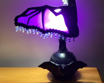 Bat Lamp, Purple Drac, table lamp