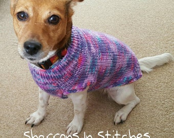 Handknitted dog jumper dog sweaterdog coat dog fashion pet | Etsy
