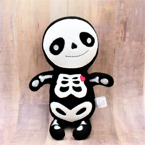 skeleton animal plush