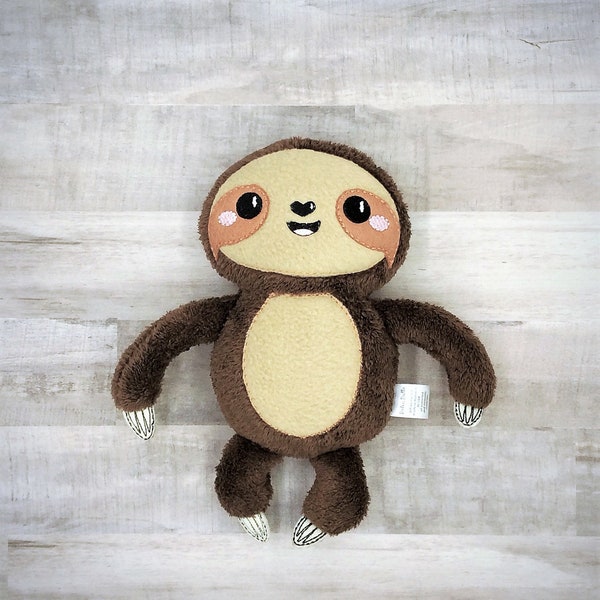 Sloth Stuffed Animal - Plush Sloth - Baby Shower Gift - Sloth Nursery Decor - Plush Animal - Sloth Soft Toy