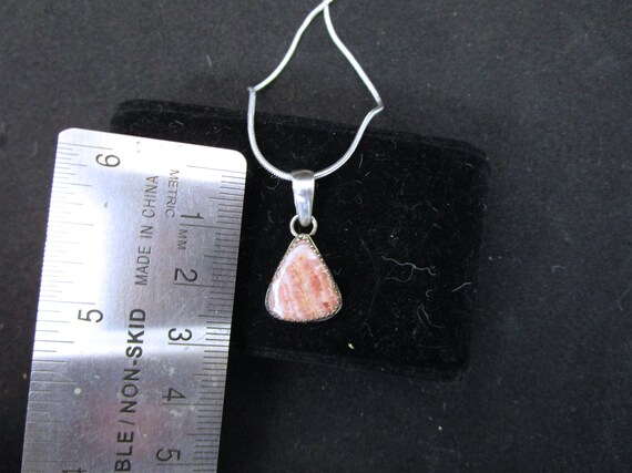 Charm on chain agate stone