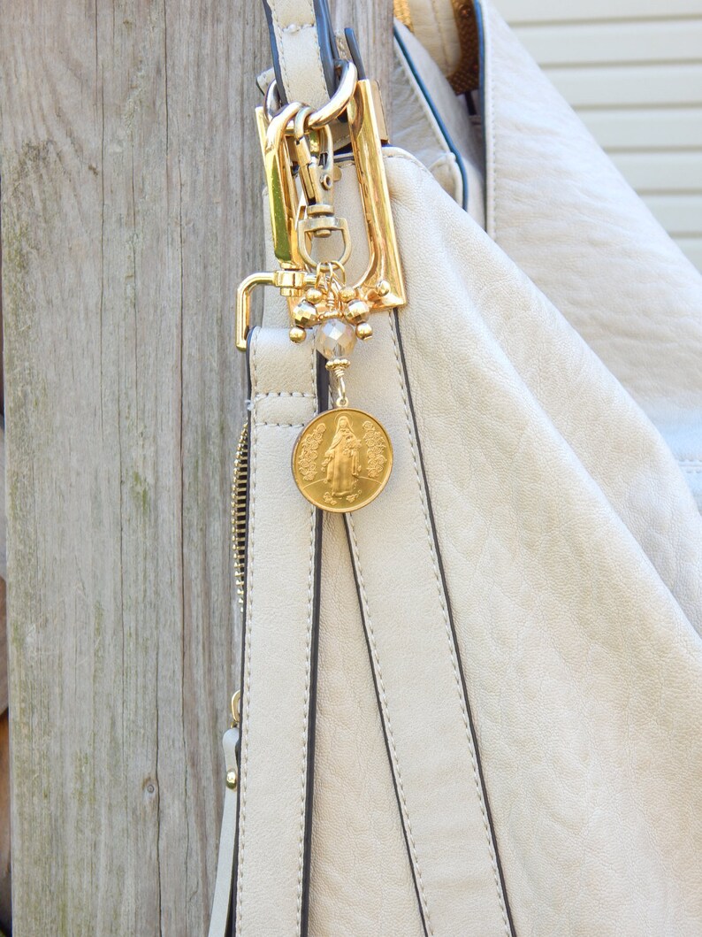 Catholic Saint Key Chain Religious Medals Confirmation Etsy