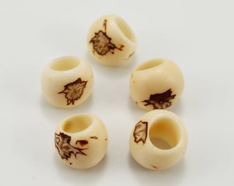 Large hole beads white 15 mm 5 pieces Paxiubao seeds Beads Brazil natural seeds beads